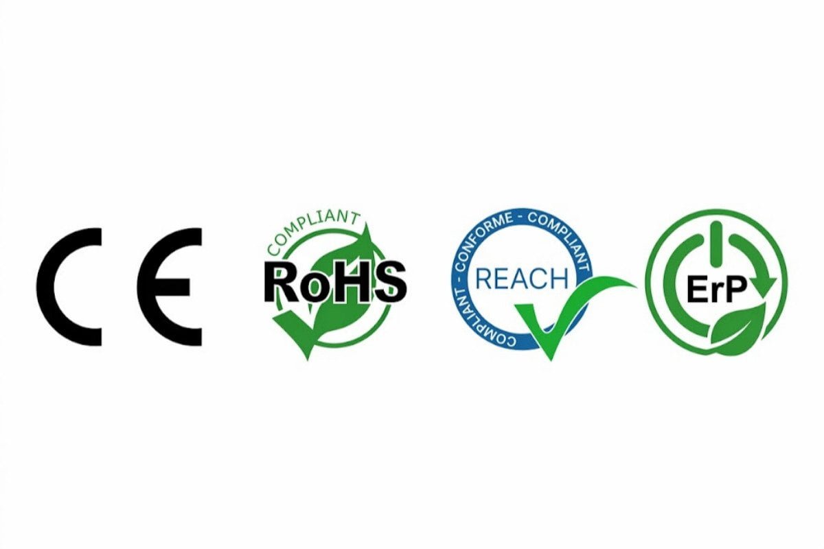 CE RoHS REACH and ErP for compliance